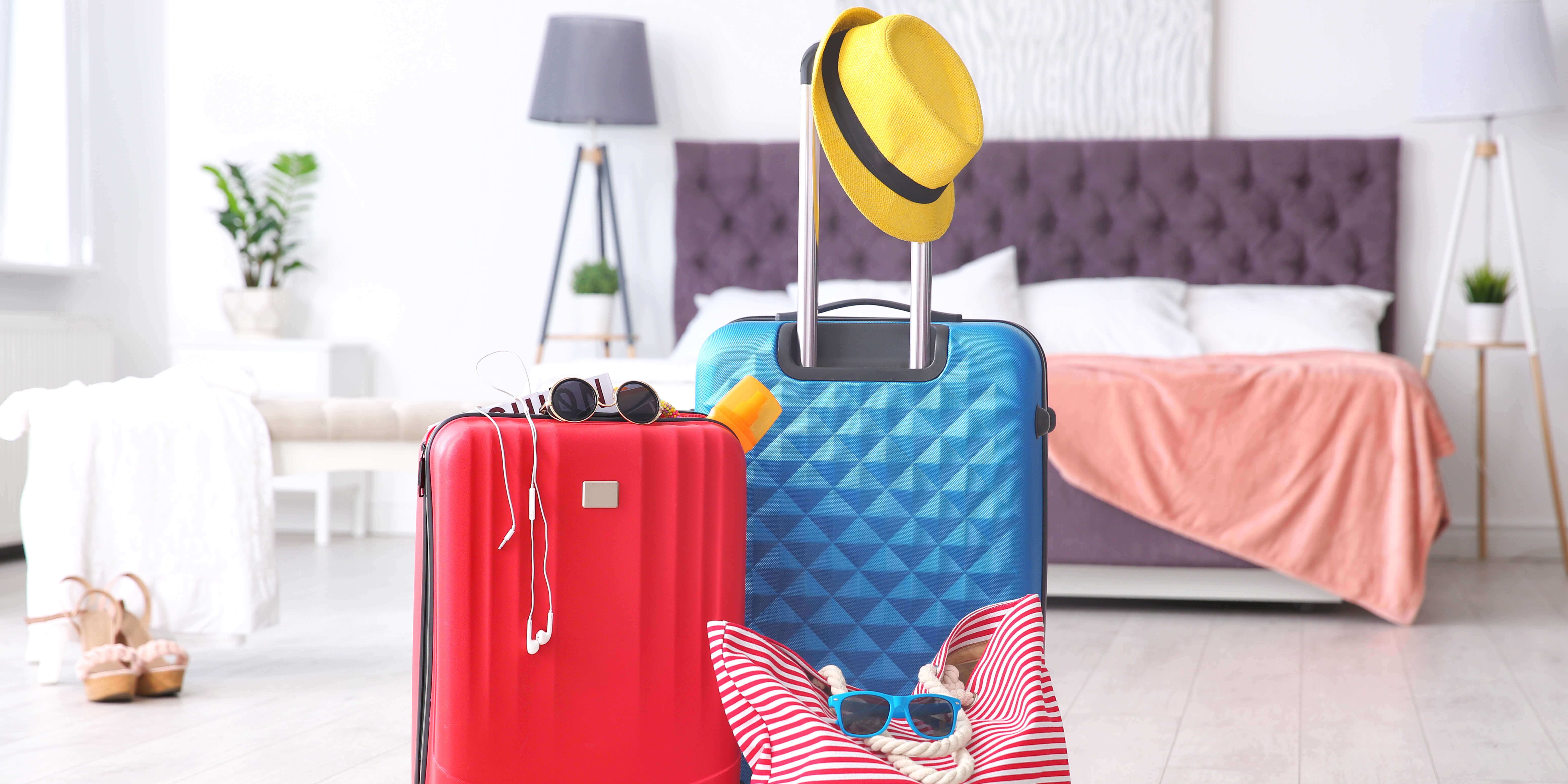 holiday suitcases