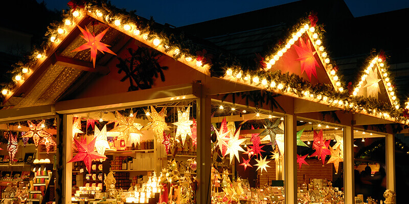 Christmas kiosk