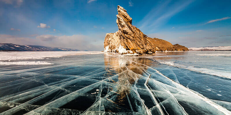 frozen lake