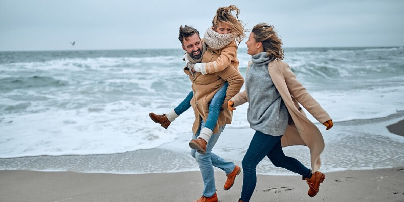 Family At Beach